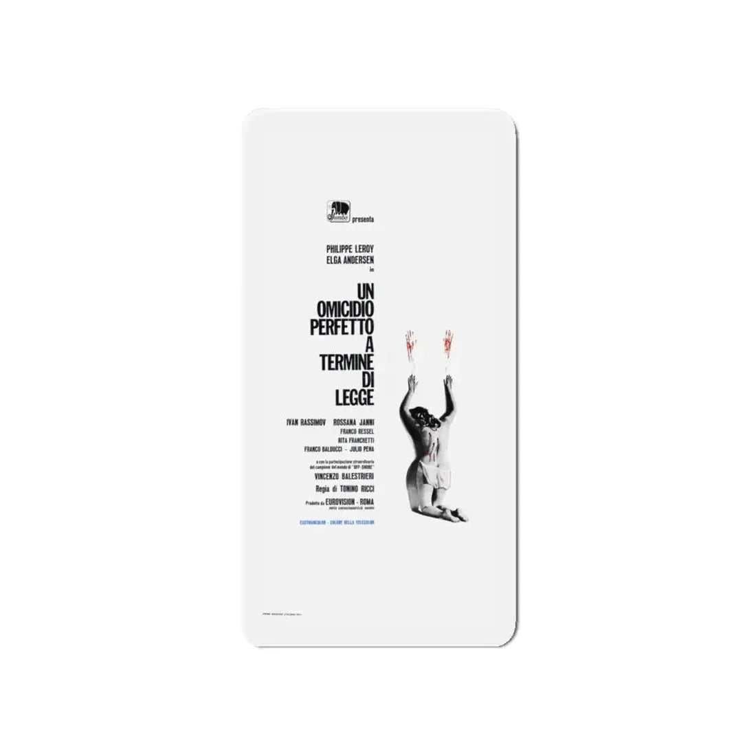 CROSS CURRENT 1971 Movie Poster - Refrigerator Magnet 5 Inch - The Sticker Space