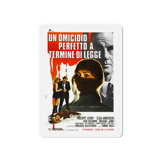 CROSS CURRENT (2) 1971 Movie Poster - Die-Cut Magnet-6 × 6"-The Sticker Space