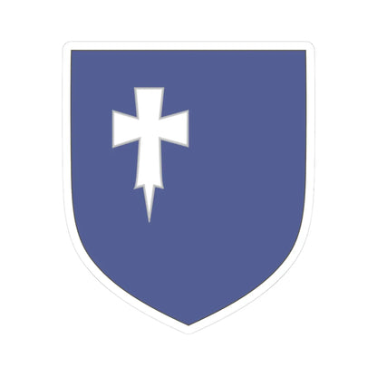 Cross of Íñigo Arista Arms (Spain) (Coat of Arms) STICKER Vinyl Kiss-Cut Decal 3 Inch White - The Sticker Space