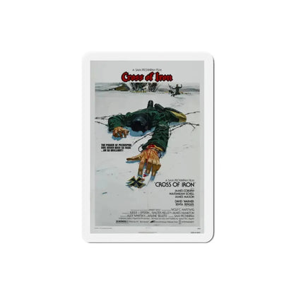 Cross of Iron 1977 Movie Poster Refrigerator Magnet 2 Inch - The Sticker Space