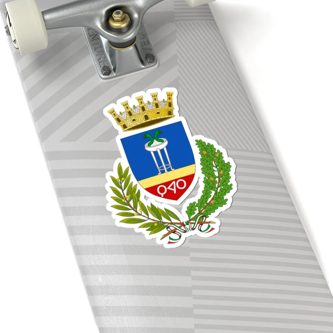 Crotone-Stemma (Italy) (Coat of Arms) STICKER Vinyl Kiss-Cut Decal - The Sticker Space