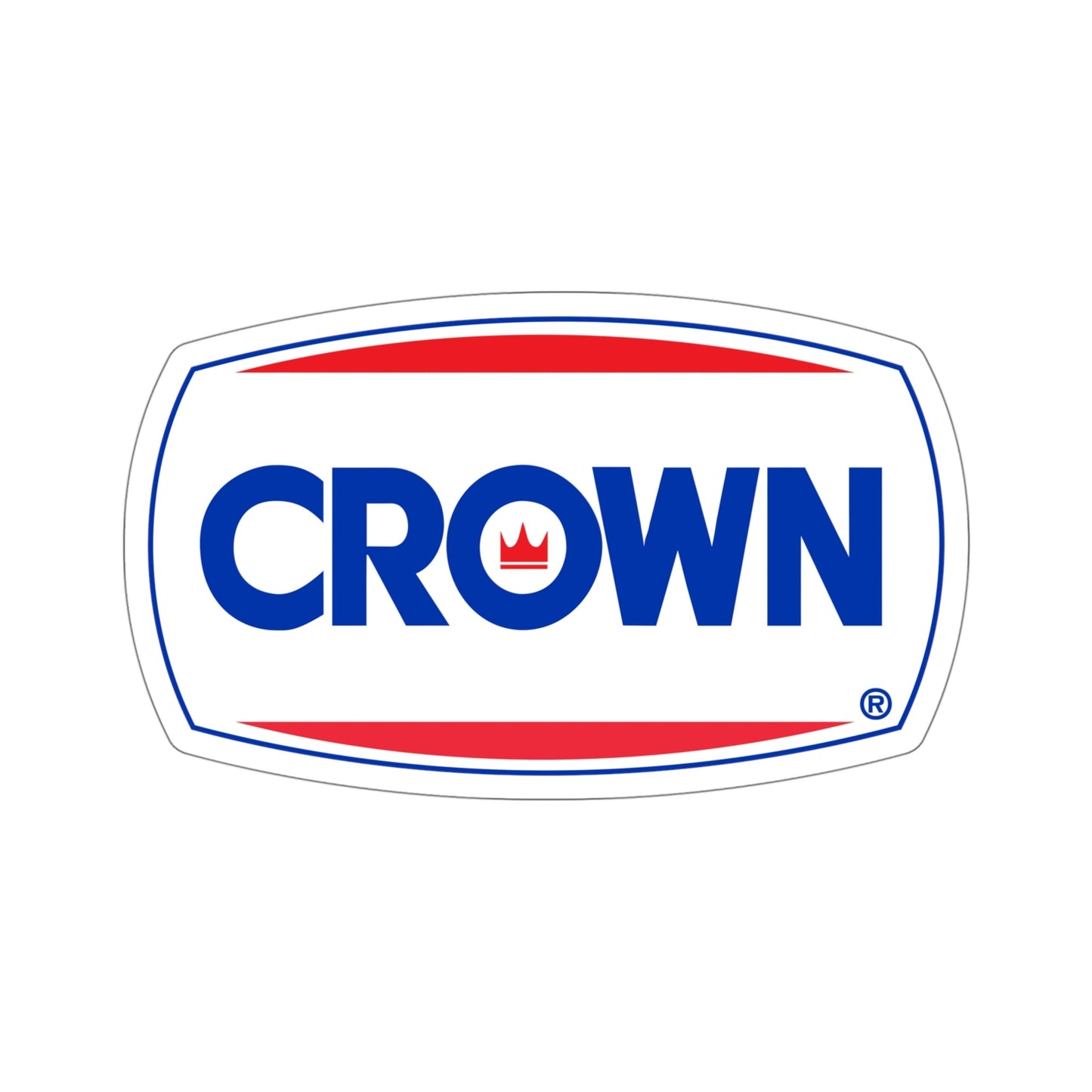 Crown Central Petroleum Logo STICKER Vinyl Die-Cut Decal-5 Inch-The Sticker Space