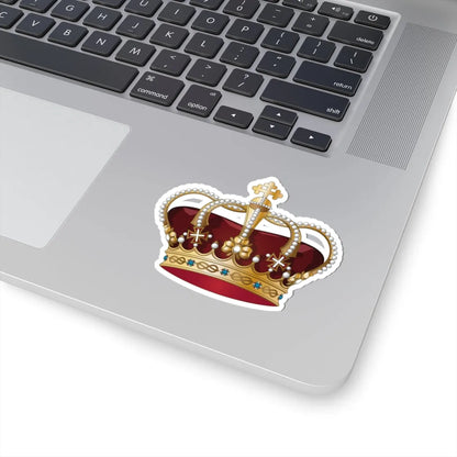 Crown of Italy (Italy) (Coat of Arms) STICKER Vinyl Kiss-Cut Decal - The Sticker Space