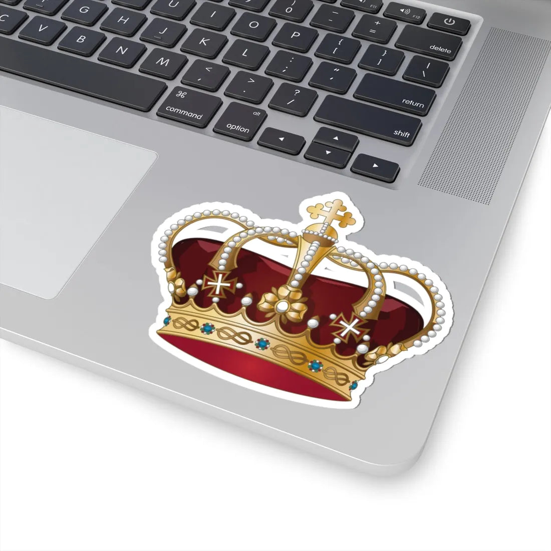 Crown of Italy (Italy) (Coat of Arms) STICKER Vinyl Kiss-Cut Decal - The Sticker Space