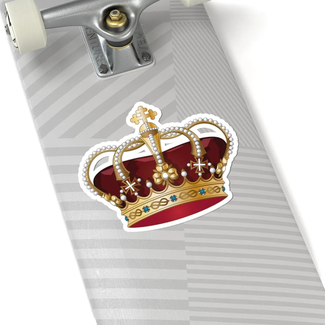 Crown of Italy (Italy) (Coat of Arms) STICKER Vinyl Kiss-Cut Decal - The Sticker Space