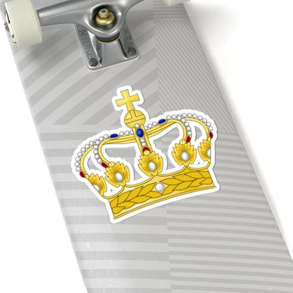 Crown of King of Italy Napoleonic (Italy) (Coat of Arms) STICKER Vinyl Kiss-Cut Decal - The Sticker Space