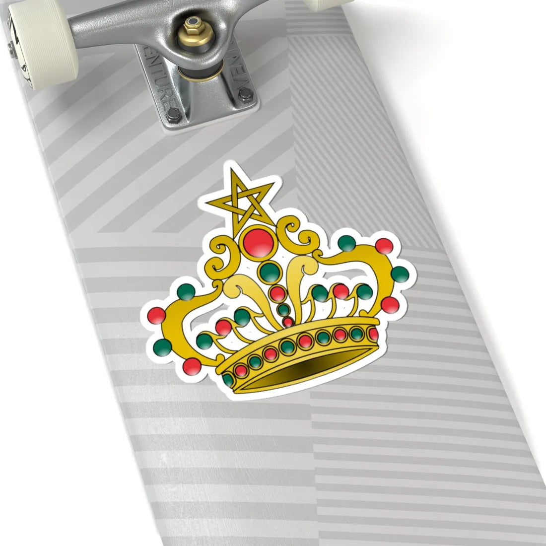 Crown of Morocco 1 (Morocco) (Coat of Arms) STICKER Vinyl Kiss-Cut Decal - The Sticker Space