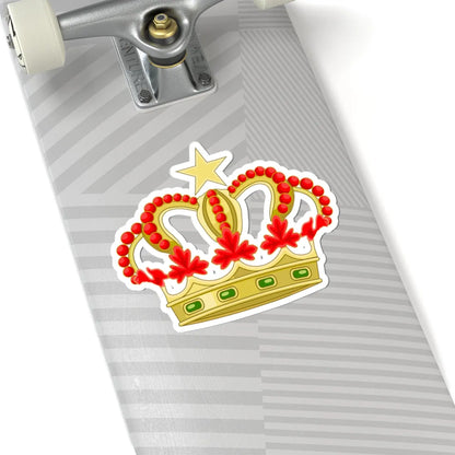 Crown of Morocco 2 (Morocco) (Coat of Arms) STICKER Vinyl Kiss-Cut Decal - The Sticker Space