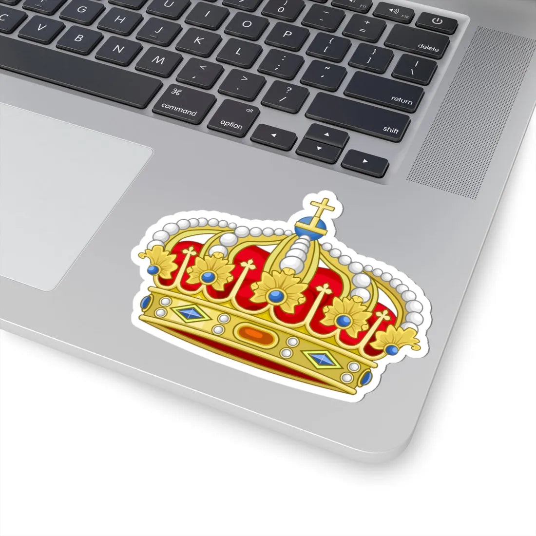 Crown of Parma after 1847 (Italy) (Coat of Arms) STICKER Vinyl Kiss-Cut Decal - The Sticker Space