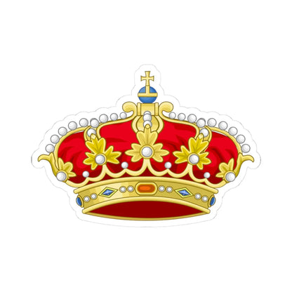 Crown of Parma (Italy) (Coat of Arms) STICKER Vinyl Kiss-Cut Decal - The Sticker Space