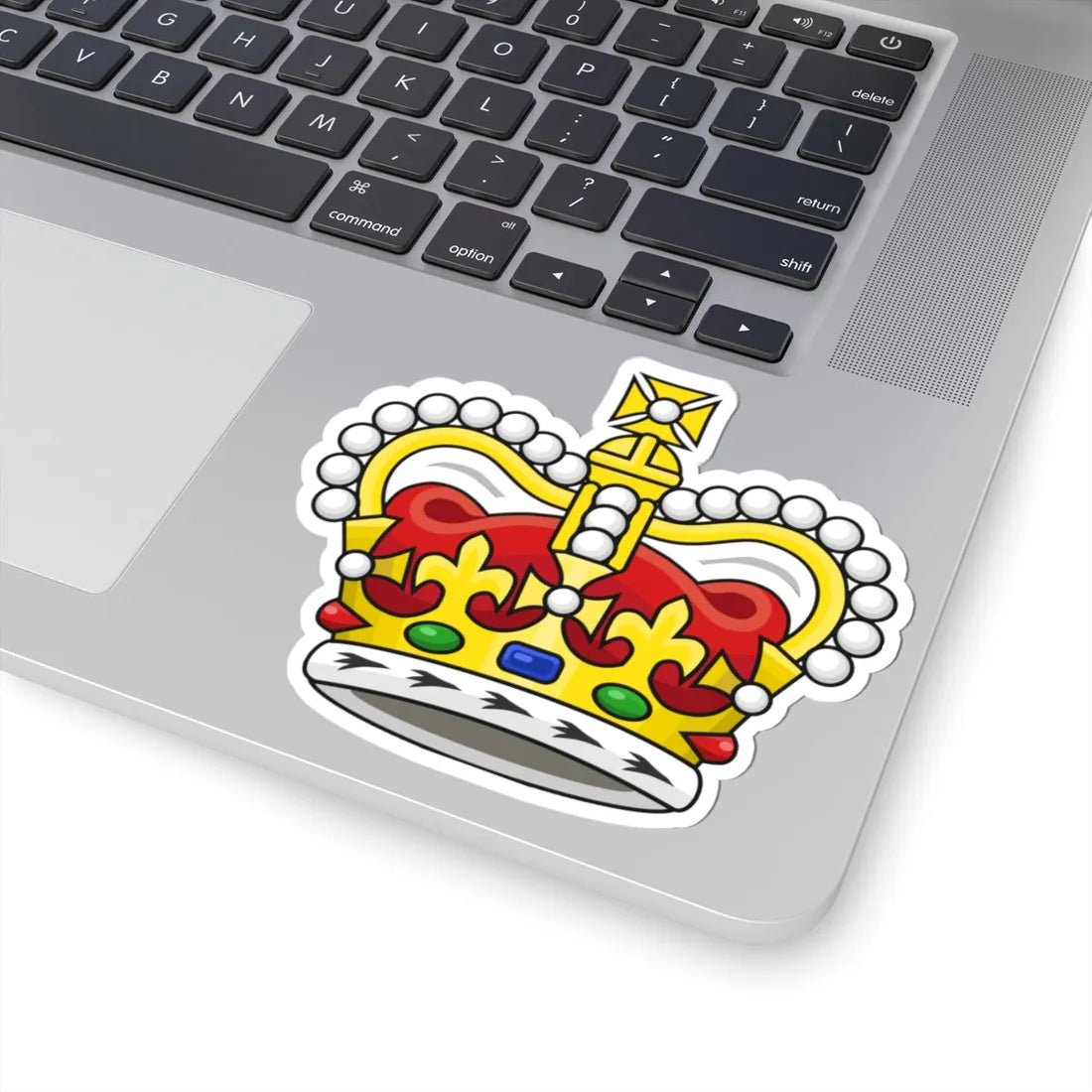Crown of Saint Edward (United Kingdom) (Coat of Arms) STICKER Vinyl Kiss-Cut Decal - The Sticker Space
