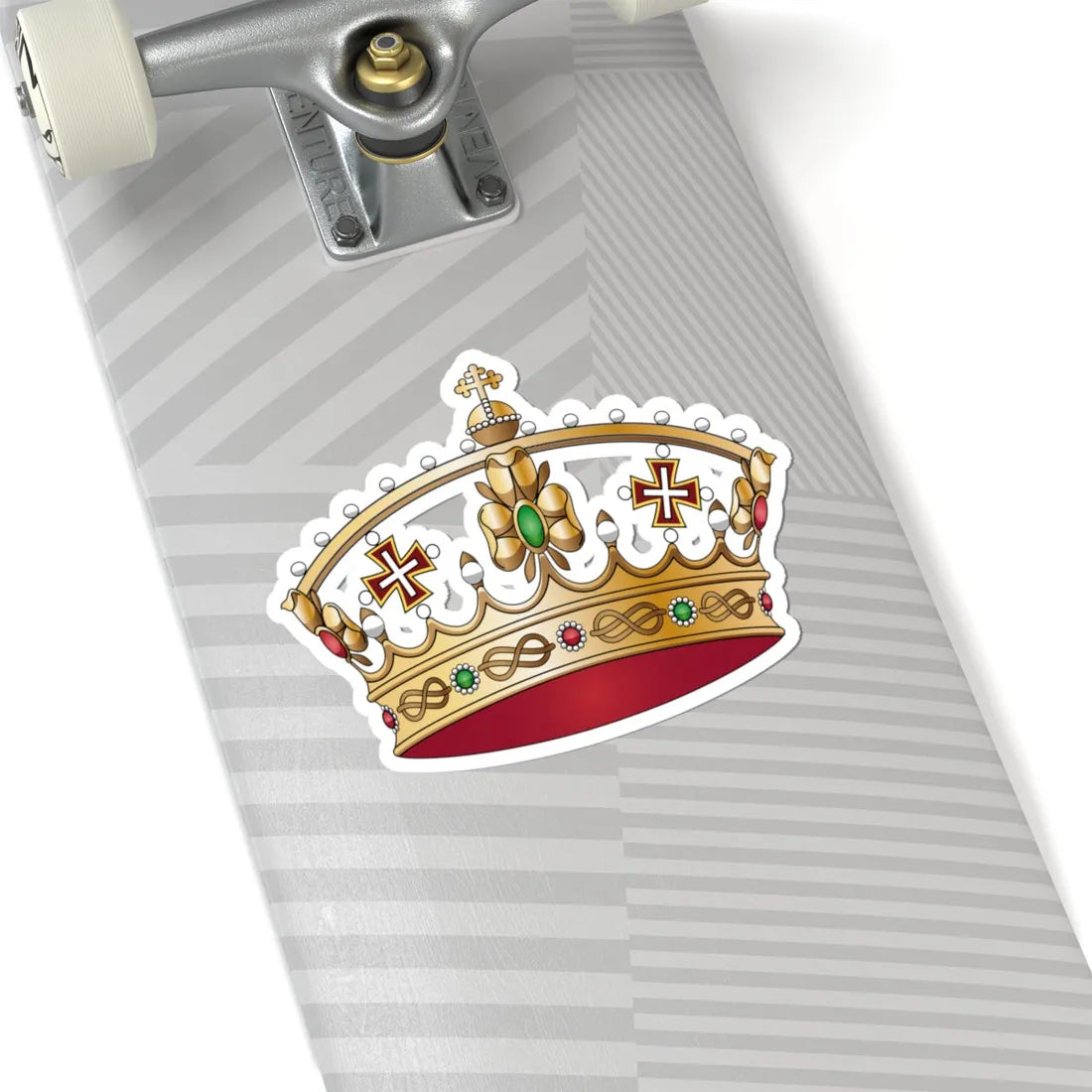 Crown of Savoy-Aosta (Italy) (Coat of Arms) STICKER Vinyl Kiss-Cut Decal - The Sticker Space