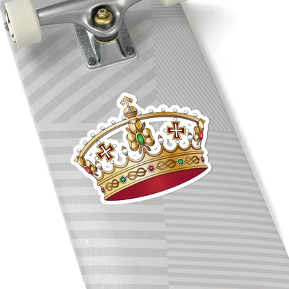 Crown of Savoy-Aosta (Italy) (Coat of Arms) STICKER Vinyl Kiss-Cut Decal - The Sticker Space