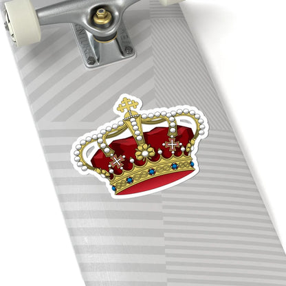Crown of Savoy (Italy) (Coat of Arms) STICKER Vinyl Kiss-Cut Decal - The Sticker Space