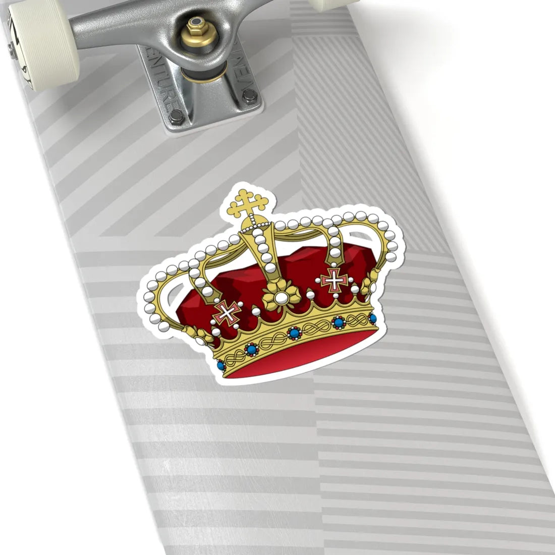 Crown of Savoy (Italy) (Coat of Arms) STICKER Vinyl Kiss-Cut Decal - The Sticker Space