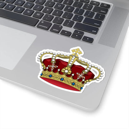 Crown of Savoy (Italy) (Coat of Arms) STICKER Vinyl Kiss-Cut Decal - The Sticker Space
