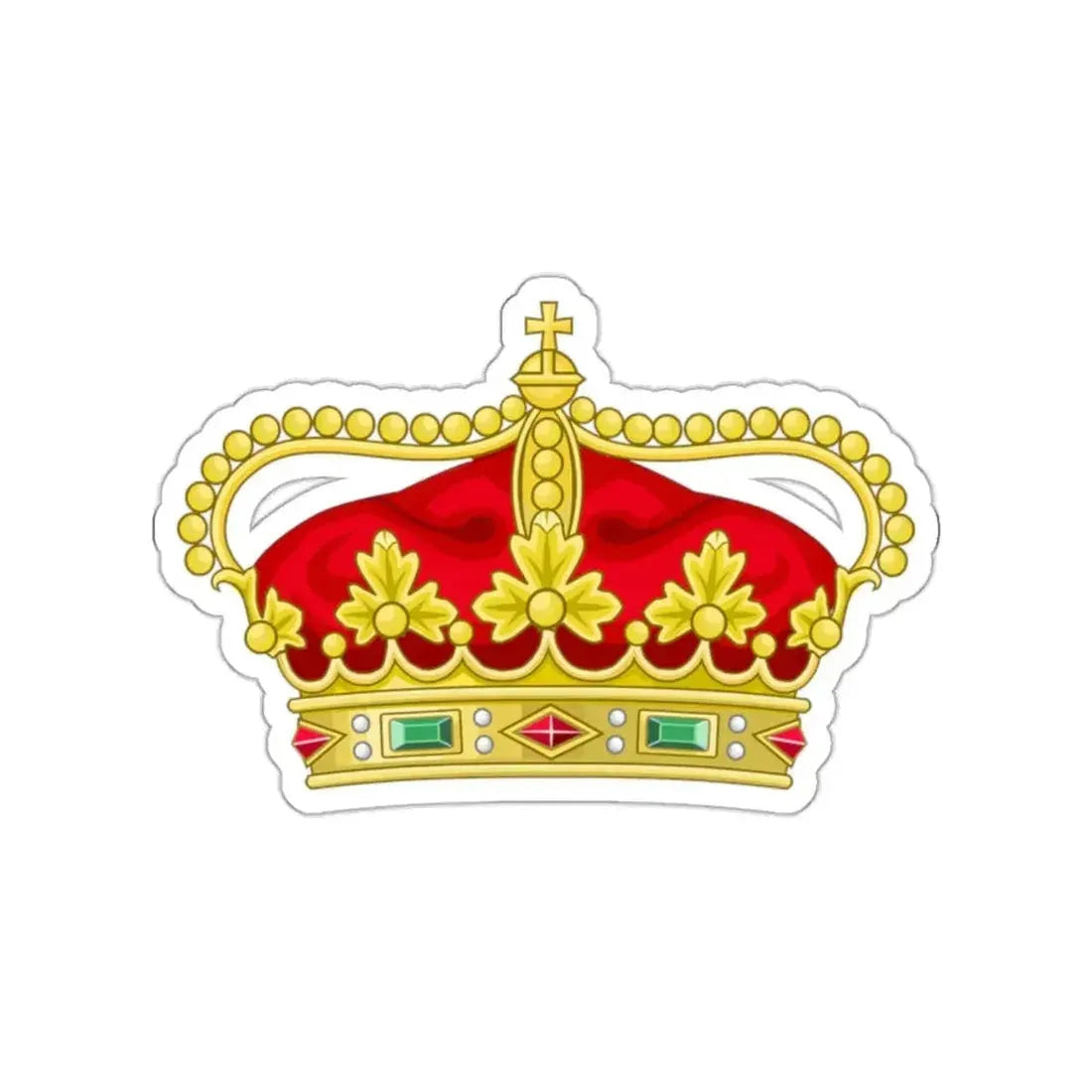 Crown of the Heir Apparent of the Kingdom of Portugal STICKER Vinyl Die-Cut Decal - The Sticker Space
