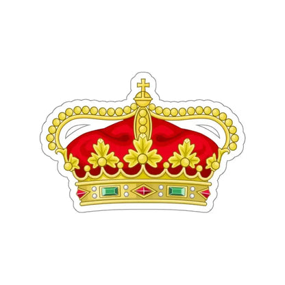 Crown of the Heir Apparent of the Kingdom of Portugal STICKER Vinyl Die-Cut Decal - The Sticker Space