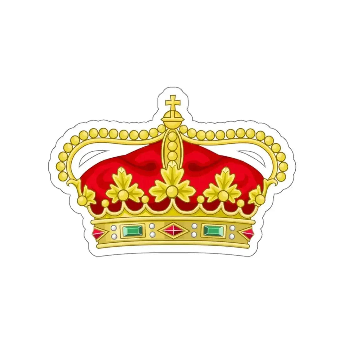 Crown of the Heir Apparent of the Kingdom of Portugal STICKER Vinyl Die-Cut Decal - The Sticker Space