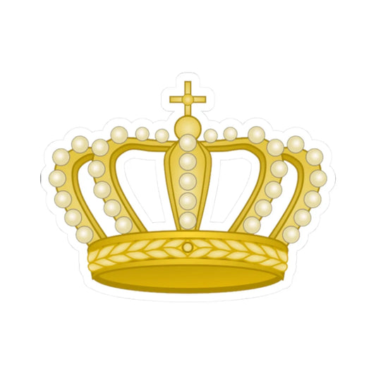 Crown of the Napoleonic Kingdom of Italy (Italy) (Coat of Arms) STICKER Vinyl Kiss-Cut Decal 2 Inch White - The Sticker Space