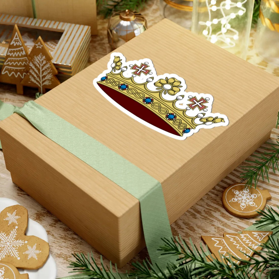 Crown of the princes of the Blood of Italy 1890 (Italy) (Coat of Arms) STICKER Vinyl Kiss-Cut Decal - The Sticker Space