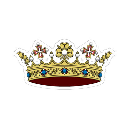 Crown of the princes of the Blood of Italy 1890 (Italy) (Coat of Arms) STICKER Vinyl Kiss-Cut Decal - The Sticker Space