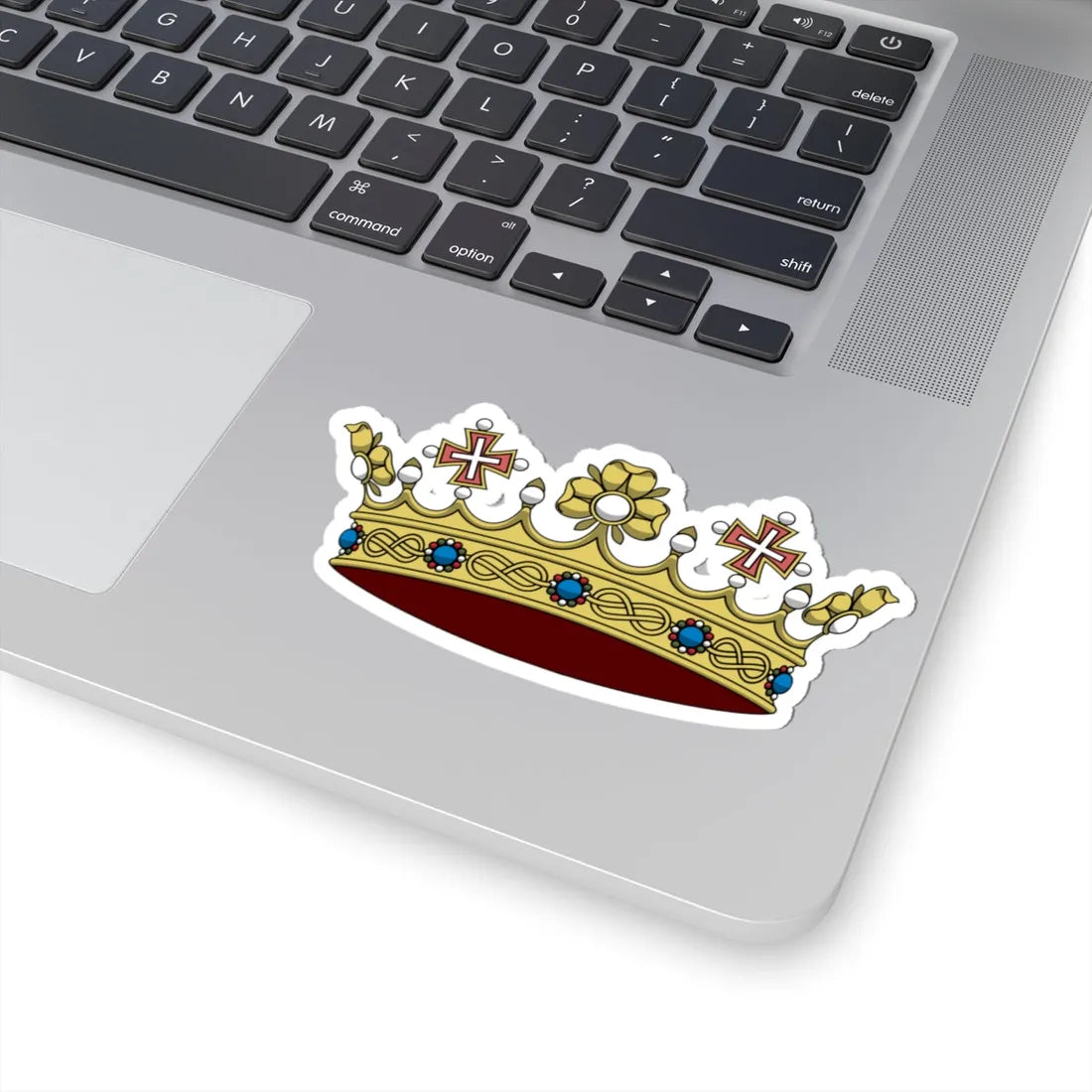 Crown of the princes of the Blood of Italy 1890 (Italy) (Coat of Arms) STICKER Vinyl Kiss-Cut Decal - The Sticker Space