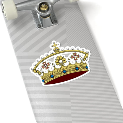 Crown of the royal princes of Italy 1890 (Italy) (Coat of Arms) STICKER Vinyl Kiss-Cut Decal - The Sticker Space