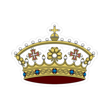 Crown of the royal princes of Italy 1890 (Italy) (Coat of Arms) STICKER Vinyl Kiss-Cut Decal - The Sticker Space