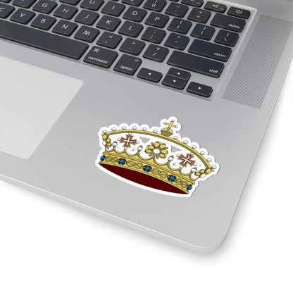 Crown of the royal princes of Italy 1890 (Italy) (Coat of Arms) STICKER Vinyl Kiss-Cut Decal - The Sticker Space