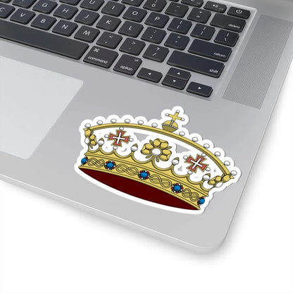 Crown of the royal princes of Italy 1890 (Italy) (Coat of Arms) STICKER Vinyl Kiss-Cut Decal - The Sticker Space
