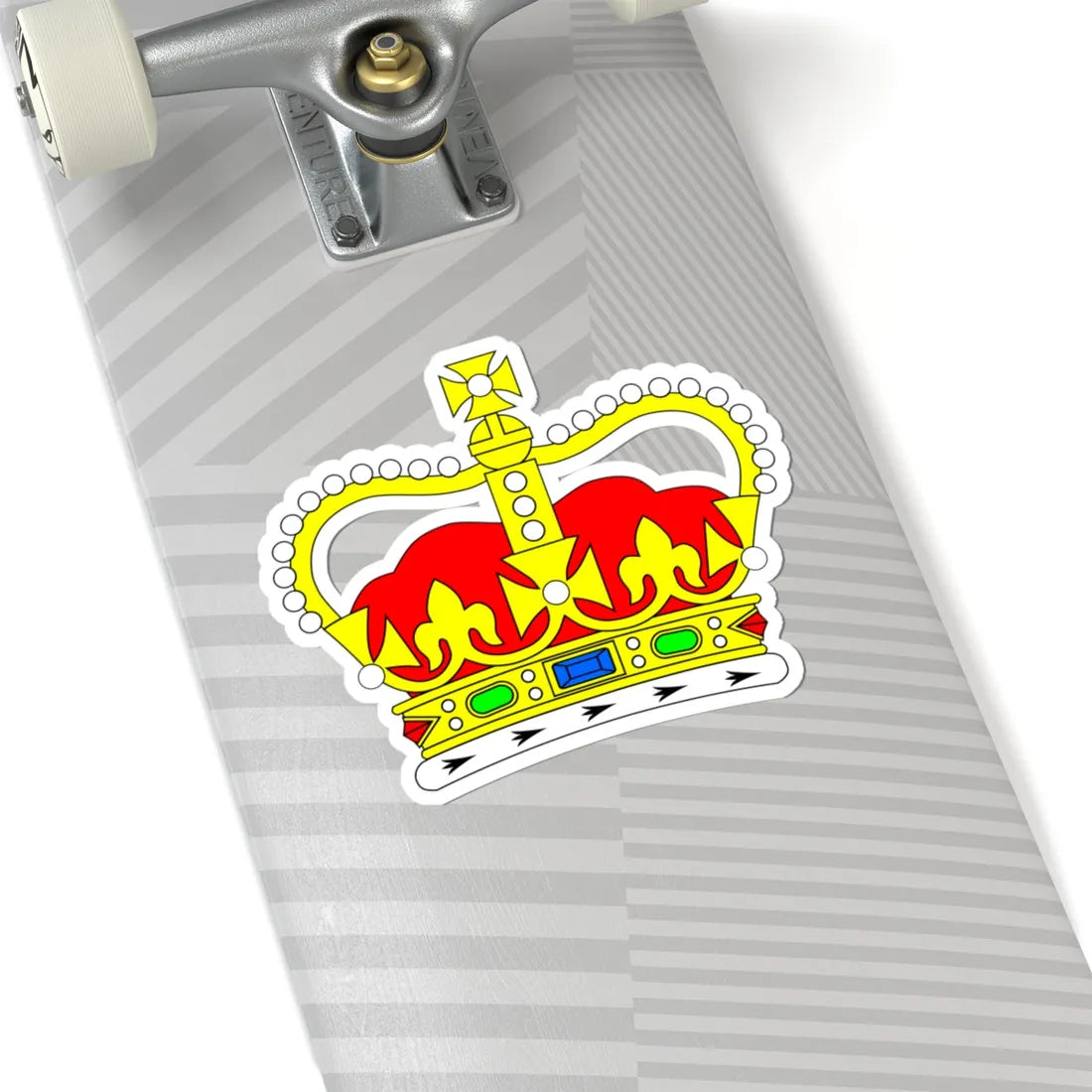 Crown SaintEdward Simplified (United Kingdom) (Coat of Arms) STICKER Vinyl Kiss-Cut Decal - The Sticker Space