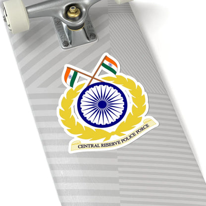 CRPF Logo (India) (Coat of Arms) STICKER Vinyl Kiss-Cut Decal - The Sticker Space
