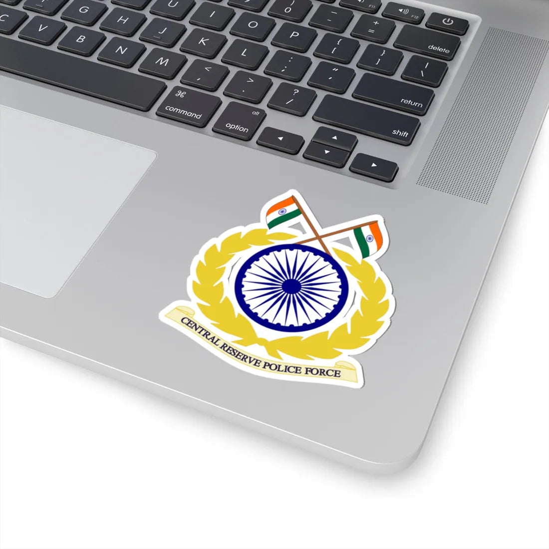 CRPF Logo (India) (Coat of Arms) STICKER Vinyl Kiss-Cut Decal - The Sticker Space