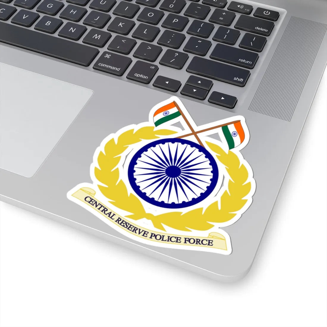 CRPF Logo (India) (Coat of Arms) STICKER Vinyl Kiss-Cut Decal - The Sticker Space