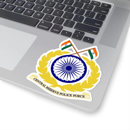 CRPF Logo (India) (Coat of Arms) STICKER Vinyl Kiss-Cut Decal - The Sticker Space
