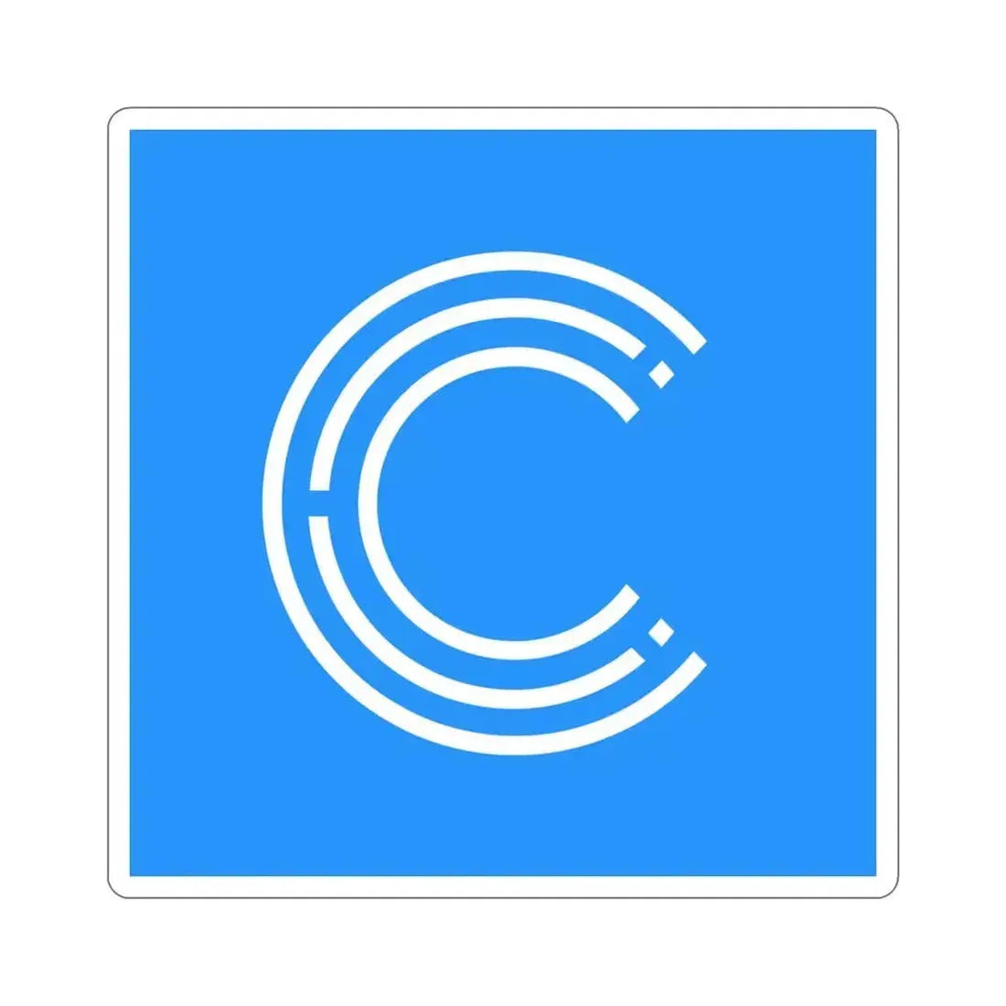 CRPT CRPT (Cryptocurrency) STICKER Vinyl Die-Cut Decal - The Sticker Space
