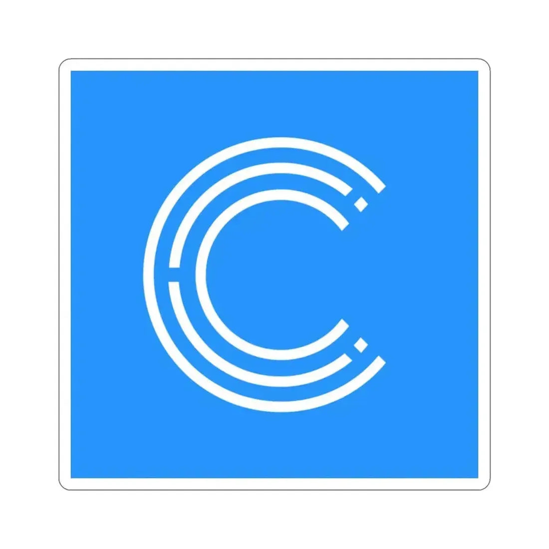 CRPT CRPT (Cryptocurrency) STICKER Vinyl Die-Cut Decal - The Sticker Space