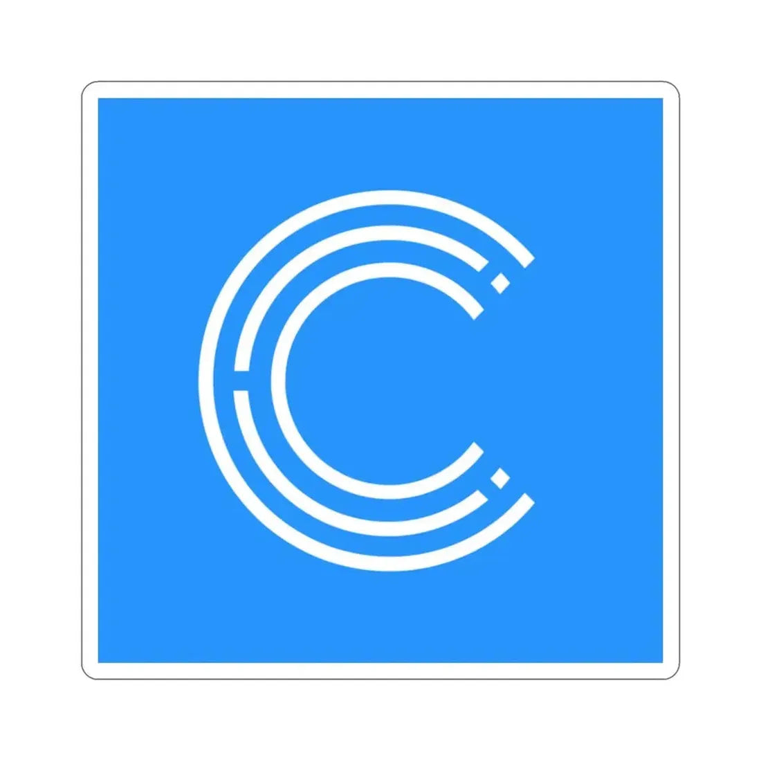 CRPT CRPT (Cryptocurrency) STICKER Vinyl Die-Cut Decal - The Sticker Space