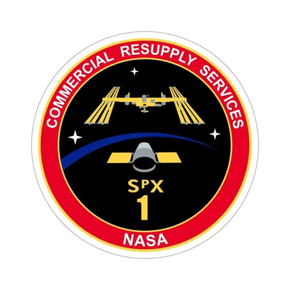 CRS-1 (SpaceX) STICKER Vinyl Die-Cut Decal 3 Inch - The Sticker Space