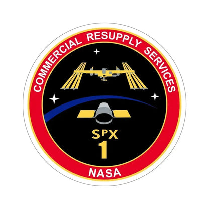 CRS-1 (SpaceX) STICKER Vinyl Die-Cut Decal 6 Inch - The Sticker Space