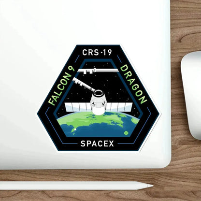 CRS-19 v2 (SpaceX) STICKER Vinyl Die-Cut Decal - The Sticker Space