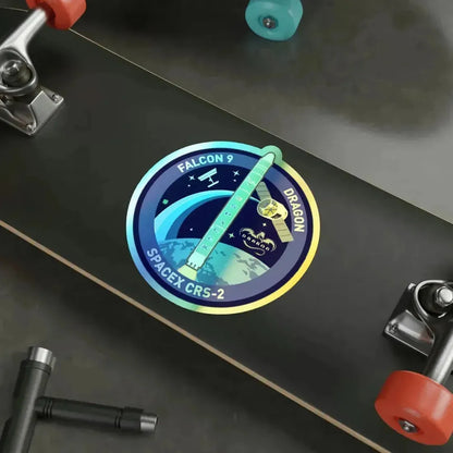 CRS-2 (SpaceX) Holographic STICKER Die-Cut Vinyl Decal - The Sticker Space