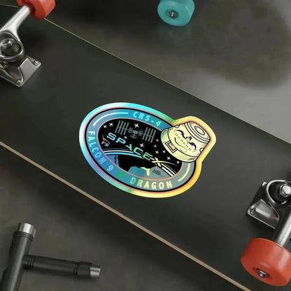 CRS-4 (SpaceX) Holographic STICKER Die-Cut Vinyl Decal - The Sticker Space