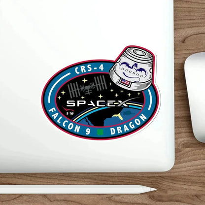 CRS-4 (SpaceX) STICKER Vinyl Die-Cut Decal - The Sticker Space