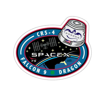CRS-4 (SpaceX) STICKER Vinyl Die-Cut Decal - The Sticker Space