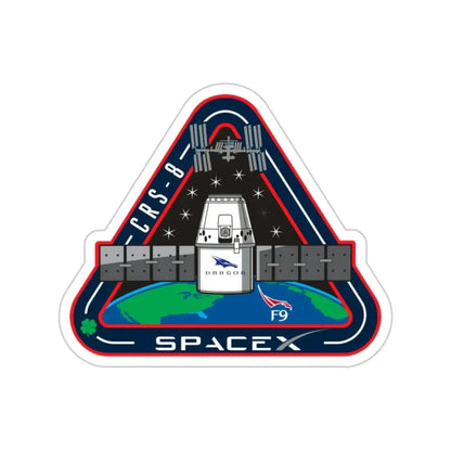 CRS-8 (SpaceX) STICKER Vinyl Die-Cut Decal - The Sticker Space
