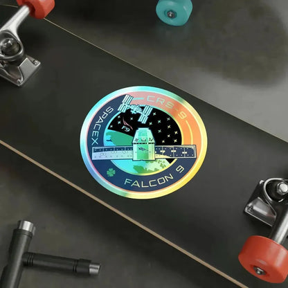 CRS-9 (SpaceX) Holographic STICKER Die-Cut Vinyl Decal - The Sticker Space