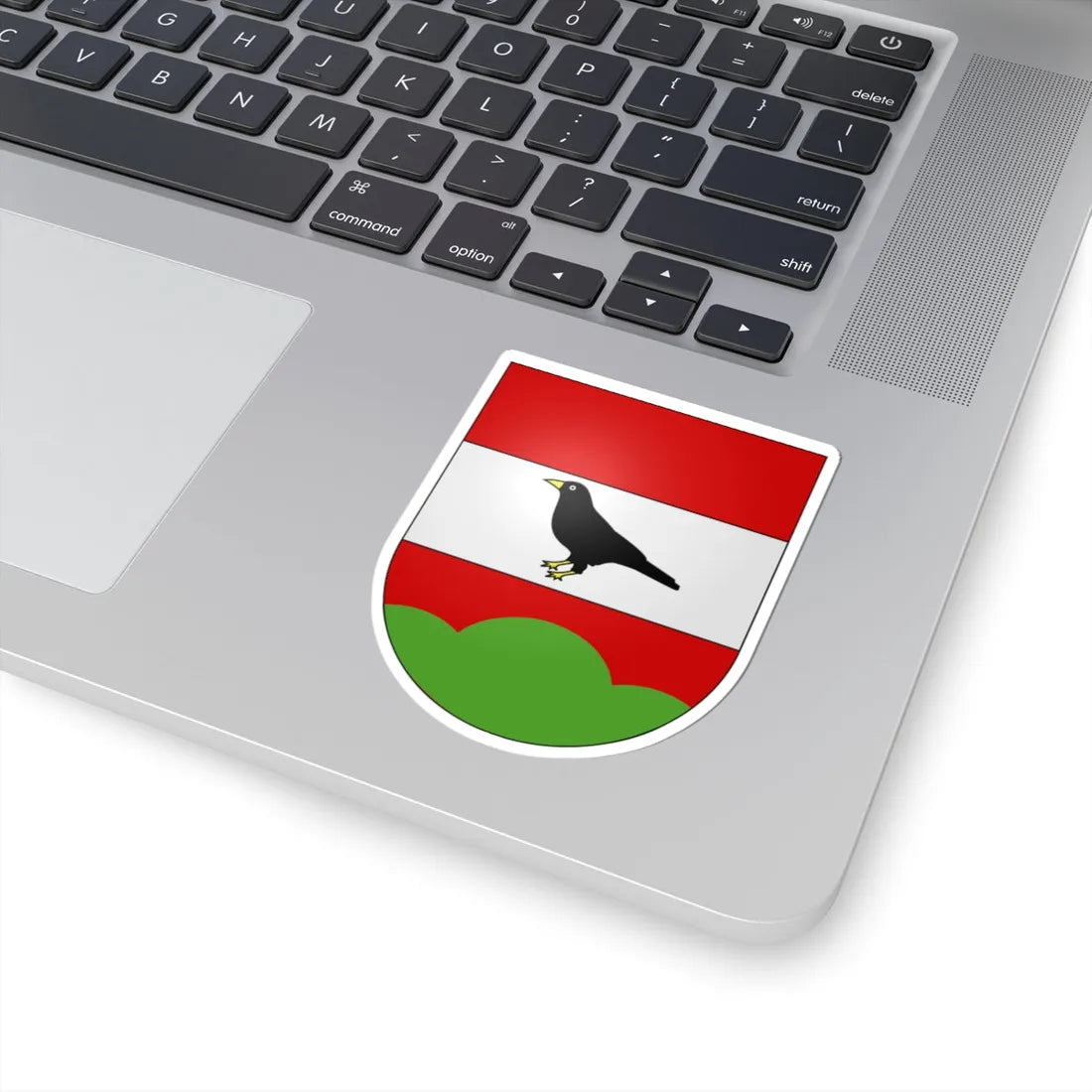 Crésuz-coat of arms (Switzerland) (Coat of Arms) STICKER Vinyl Kiss-Cut Decal - The Sticker Space