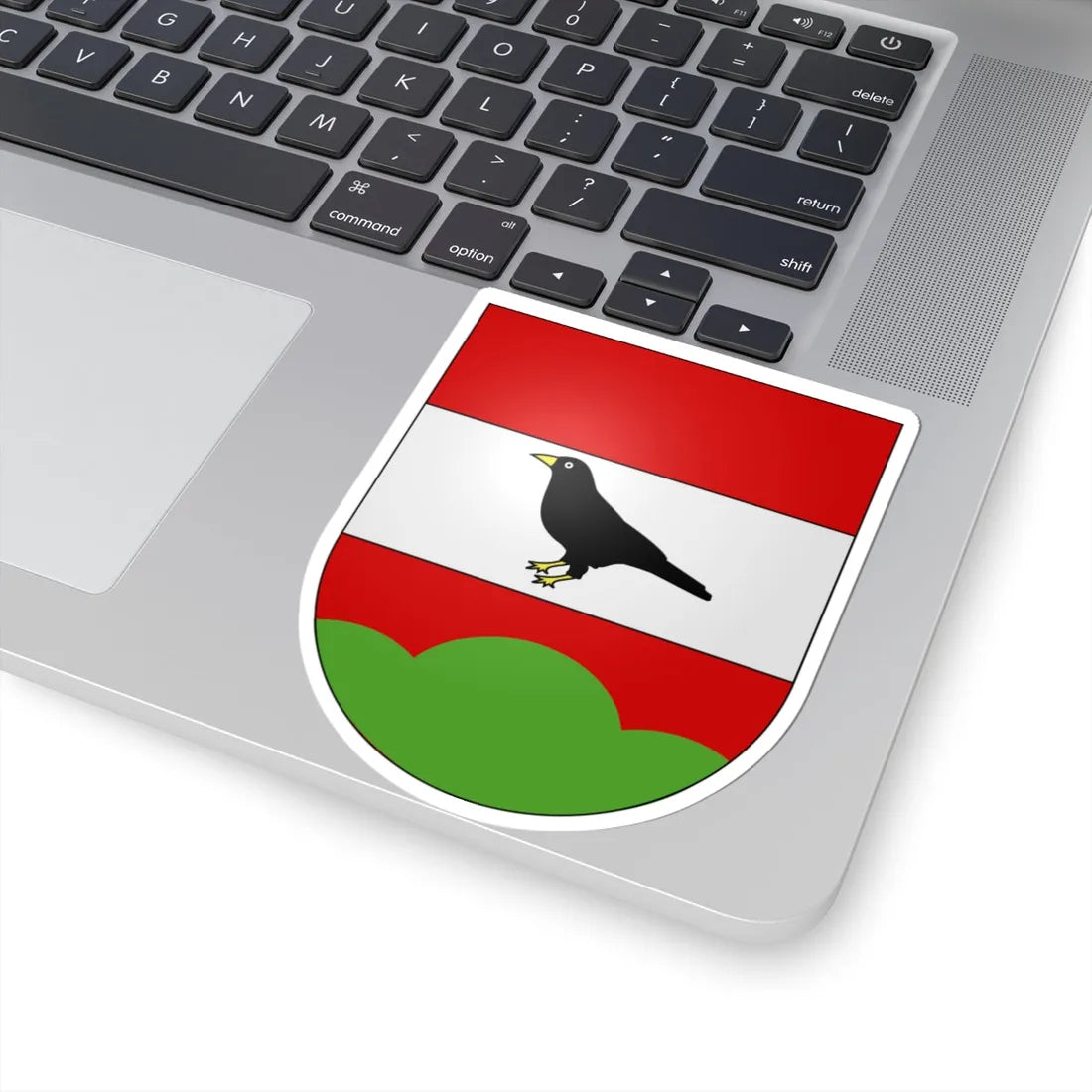 Crésuz-coat of arms (Switzerland) (Coat of Arms) STICKER Vinyl Kiss-Cut Decal - The Sticker Space